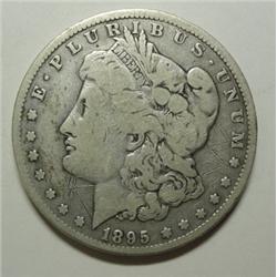 1895O Morgan $  VG/F  scratched  would make a bargin filler