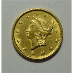 1853   $1  GOLD AU