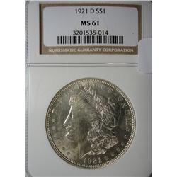 1921D Morgan $  NGC61