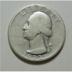 1932D Washington quarter G/VG