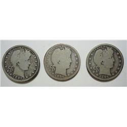 1897PO partial Liberty G/VG 97S Good Barber quarters