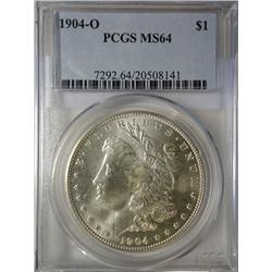 1904O Morgan $  PCGS64