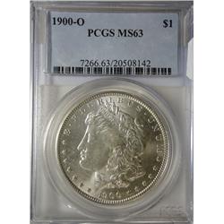 1900O Morgan $  PCGS63