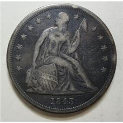 1843 Seated  $  VF  ---VF GS bid = $335
