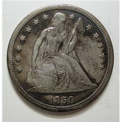 1850O Seated  $  VF with mark on reverse  ---VF GS bid = $600
