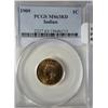 Image 1 : 1909 Indian Penny PCGSRD  PCGS price guide = $135.