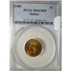 Image 1 : 1909 Indian Penny PCGSRD  PCGS price guide = $135.