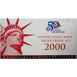 2000 Silver Proof set, original packaging
