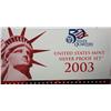 Image 1 : 2003 Silver Proof set, original  u.s.mint packaging