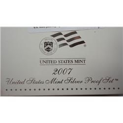 2007 Silver Proof set, original u.s. mint packaging