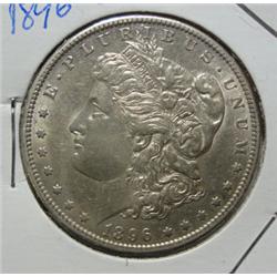 1896O Morgan $  AU