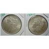 Image 1 : 1884O and 1885 Morgan $  MS62
