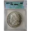 Image 1 : 1878 7F Morgan $  ICG63  coin is semi PL