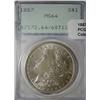 Image 1 : 1887 Morgan $  OGH "RATTLER" PCGS64