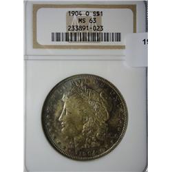 1904O Morgan $  NGC63