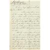 Image 1 : 1865, Autograph Letter Signed by James Livington