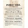 Image 1 : 1845, Maryland Slave Auction Printed Broadside