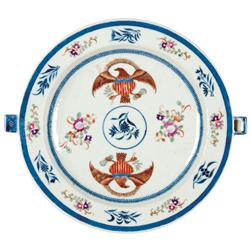 c. 1850 Chinese Import Warming Dish
