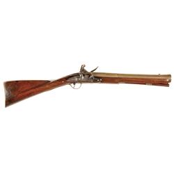 English Brass Barrel Flintlock Blunderbuss
