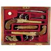 Image 3 : English Box-lock Flint Pistols with Accessories