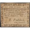 Image 1 : Colonial Currency, NY, November 5, 1792, 1d