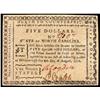 Image 1 : Colonial Currency, NC, August 8, 1778, $5