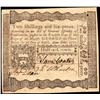 Image 1 : Colonial Currency, PA, April 3, 1772, 2 Shillings
