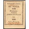 Image 2 : Colonial Currency, PA, April 10, 1777. Six Pence