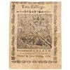 Image 2 : Colonial Currency, PA, April 20, 1781. 2 Shilling