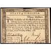 Image 1 : Colonial Currency, VA, May 1, 1780. $3
