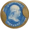 Image 1 : Encased Postage Stamps, EP-6a, 1¢ FANCYGOODS