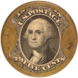 Encased Postage Stamps, 12¢, HUNT + NASH