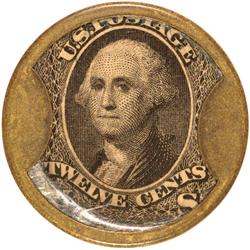 Encased Postage Stamps, 12¢, KIRKPATRICK + GAULT