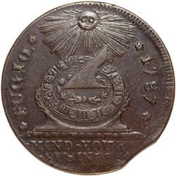 1787 Fugio Cent. Pointed Rays / UNITED STATES.