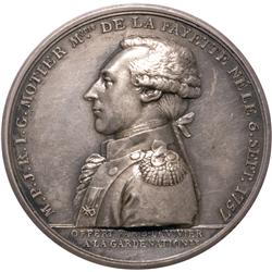 1789-Dated. LaFayette Medal. Struck in Silver.
