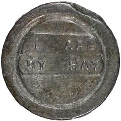 I Axe My Way. Political Uniform Pewter Button
