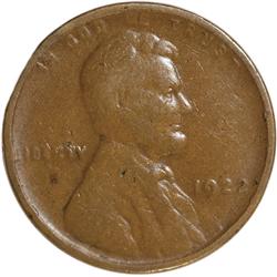 1922 Key Date Circulated Lincoln Cent