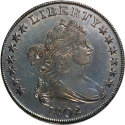 Impressive 1802 Draped Bust Silver Dollar