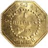 Image 2 : Civil War Date 1863 California Gold $1 BG-1307