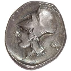 (405-345 B.C.) Greece. Acarnania. Leukas. Silver