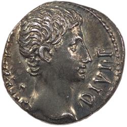 (15-13 B.C.) Rome, Augustus, Lugdumum Mint Silver