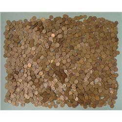 Huge Lot 2,015 Early Wheat Cents Pennies 1940s-50s