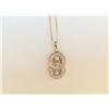 Image 1 : Quarter carat circle pendant