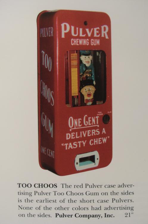 Pulver Antique Chewing Gum Vending Machine Cop & Robber