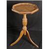 Image 1 : Wooden Pedestal Plant Stand Table 3 Legs Octagonal Top