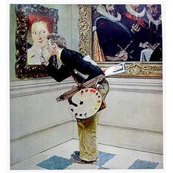 The Art Critic By Norman Rockwell