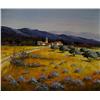Image 1 : Colorful_Desert2 Original Oil 21.5 x 25.5-French Artist