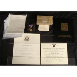WWII Purple Heart KIA Collection Truman Certificate ++