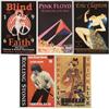 Image 1 : 5 Concert Posters Stones Clapton Pink Floyd Cheap Trick