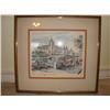 Image 1 : French old print of Paris signed Arno